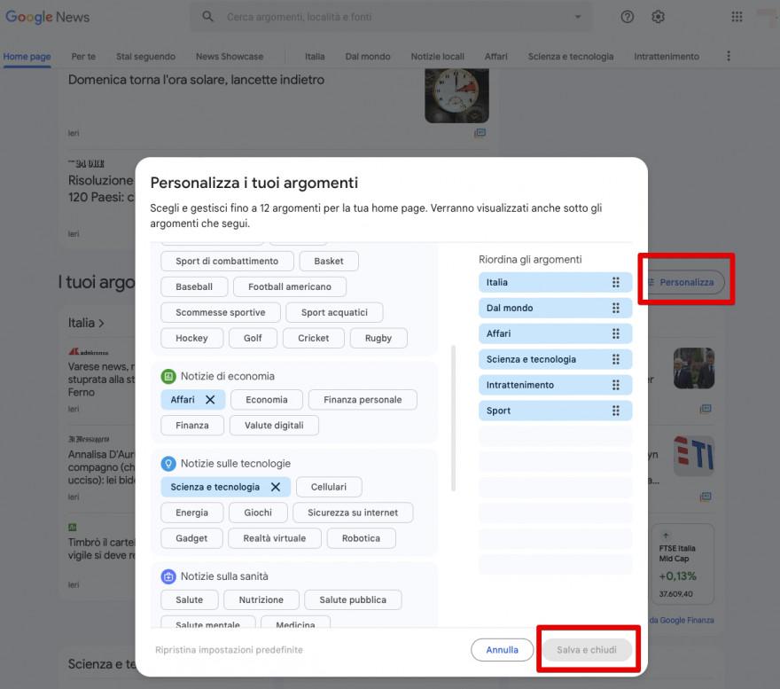 Google introduce le “Fonti Preferite” in Italia: più controllo sulle notizie